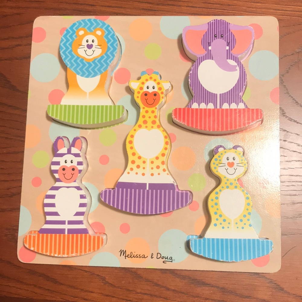 🎀 5 for $25 🎀 Melissa & Doug Chunky Wood Puzzle